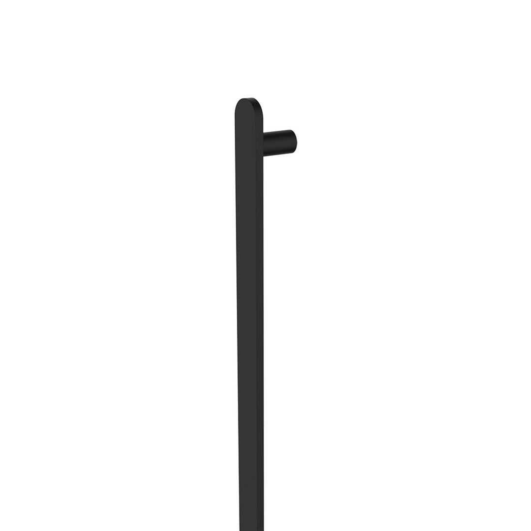 Fienza Empire Slim Vertical Heated Towel Rail 12V 900 (1 Bar) - Matte Black