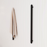 Fienza Empire Slim Vertical Heated Towel Rail 12V 900 (1 Bar) - Matte Black