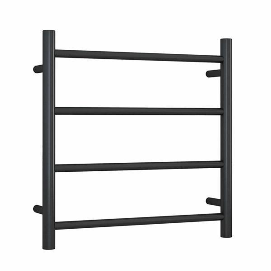 Thermorail Straight/Round Heated 550X550X122mm 4 Bars 54W - Matte Black
