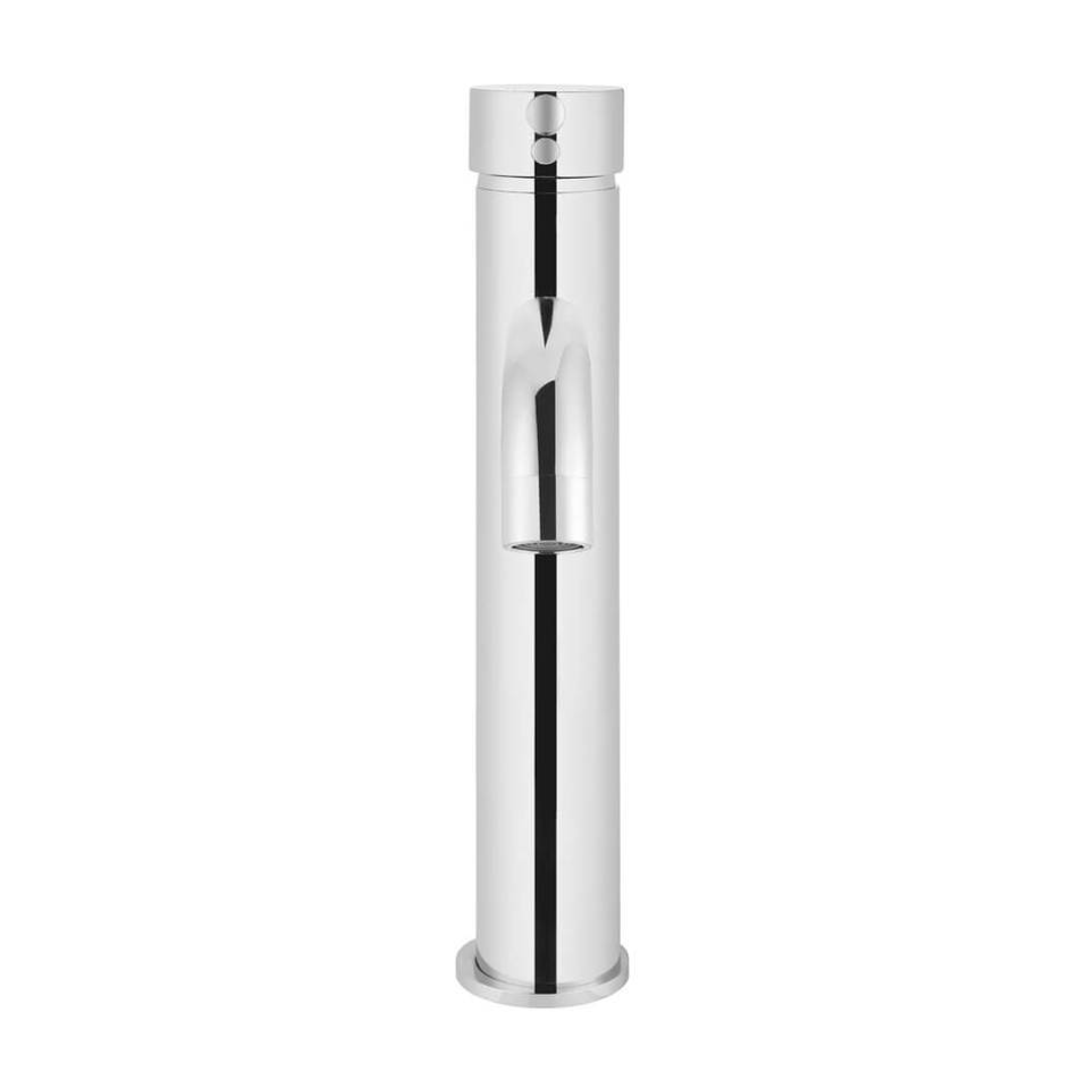 Meir Round Tall Curved Basin Mixer - Polished Chrome