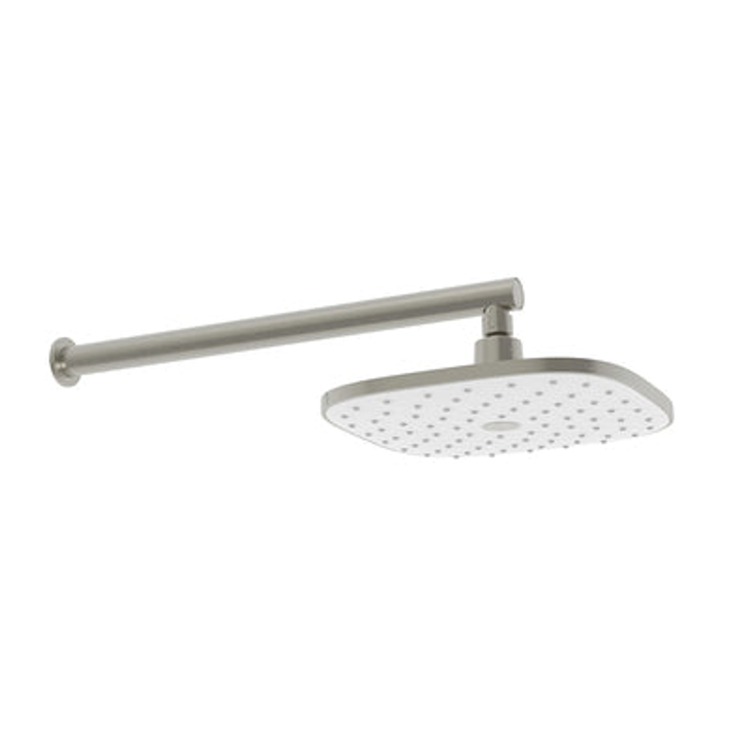 Greens Corban Wall Shower 380mm Arm - Brushed Nickel