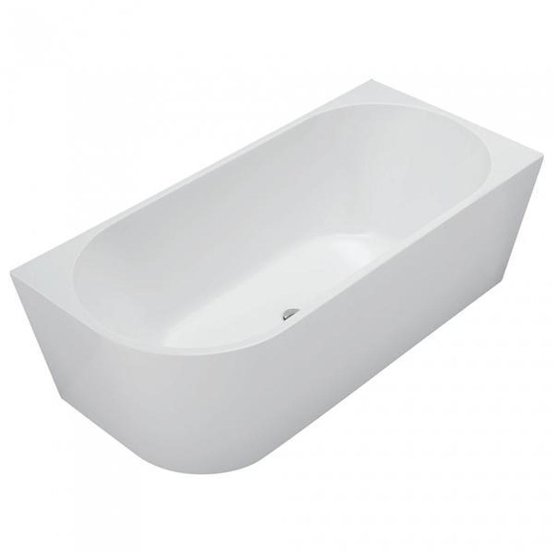 Fienza Isabella Acrylic Corner Bath - 1500mm Left Hand