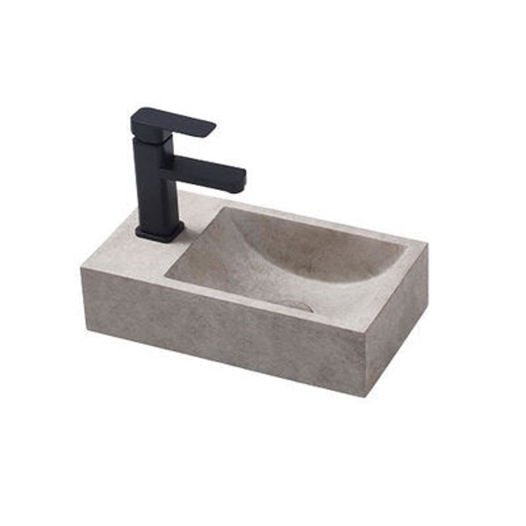 BNK Spoleto Concrete Basin 400 X 220 X 100Mm - Burberry Stone