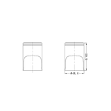 Nero Pearl Wall Top Assemblies - Gunmetal Grey