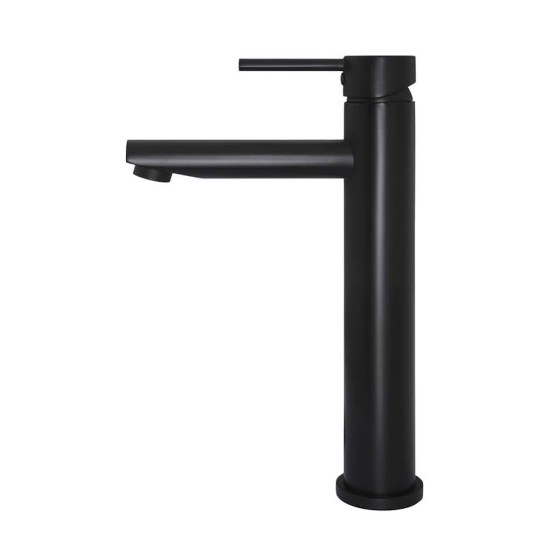 Meir Round Tall Basin Mixer - Matte Black