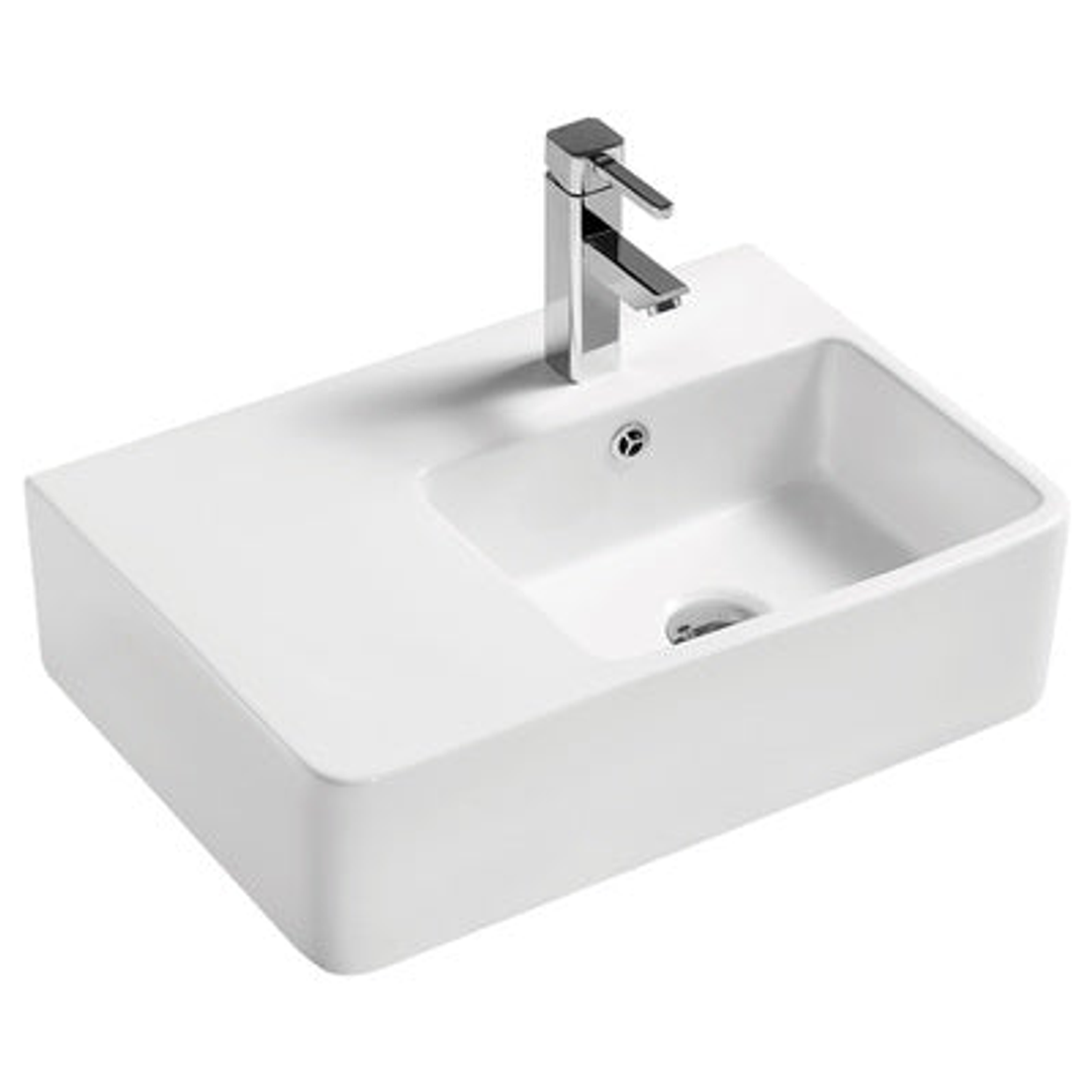 Fienza Delta Care Wall Hung Basin - Right Hand Bowl Rb2275R