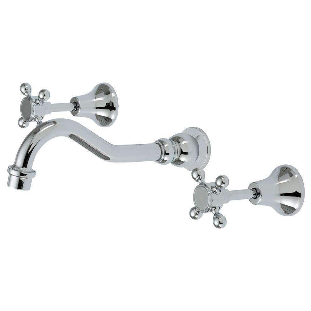 Lillian Fienza Bath Set 1/4 Turn Ceramic Disk - Chrome