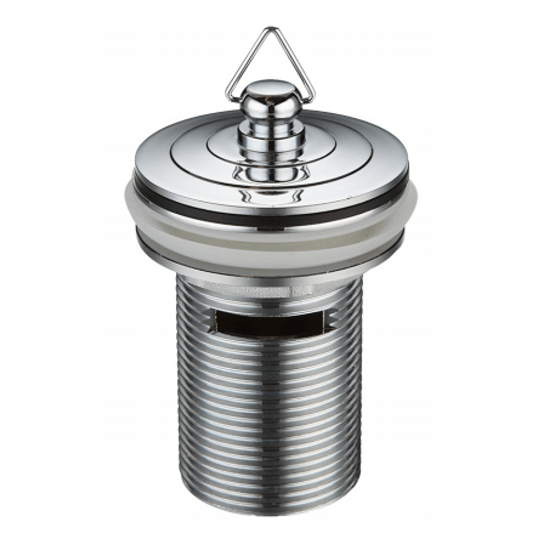 Aspire Plug & Waste 32mm With Overflow Deluxe Plug - Chrome