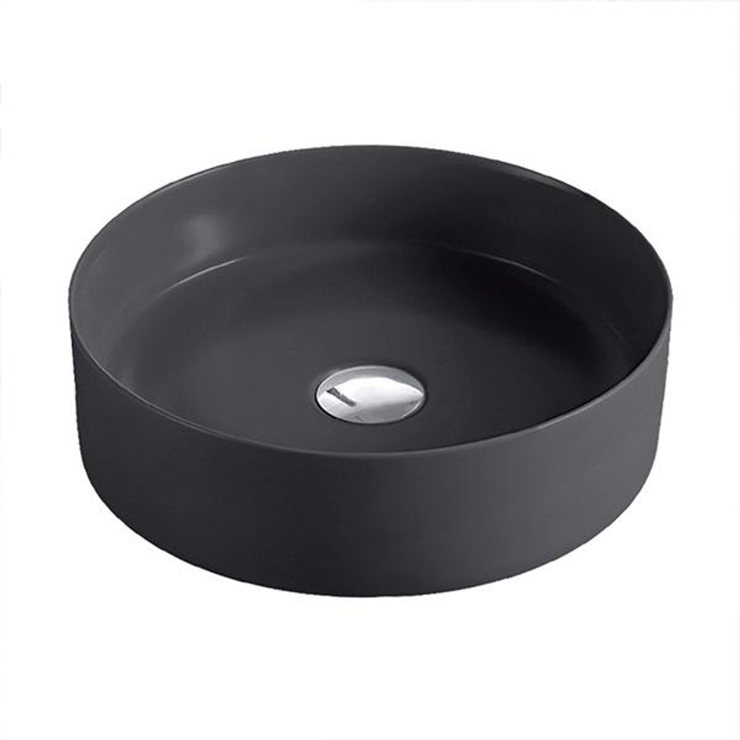 Fienza Reba Basin Above Counter 360 X 360 X 120mm - Matte Dark Grey