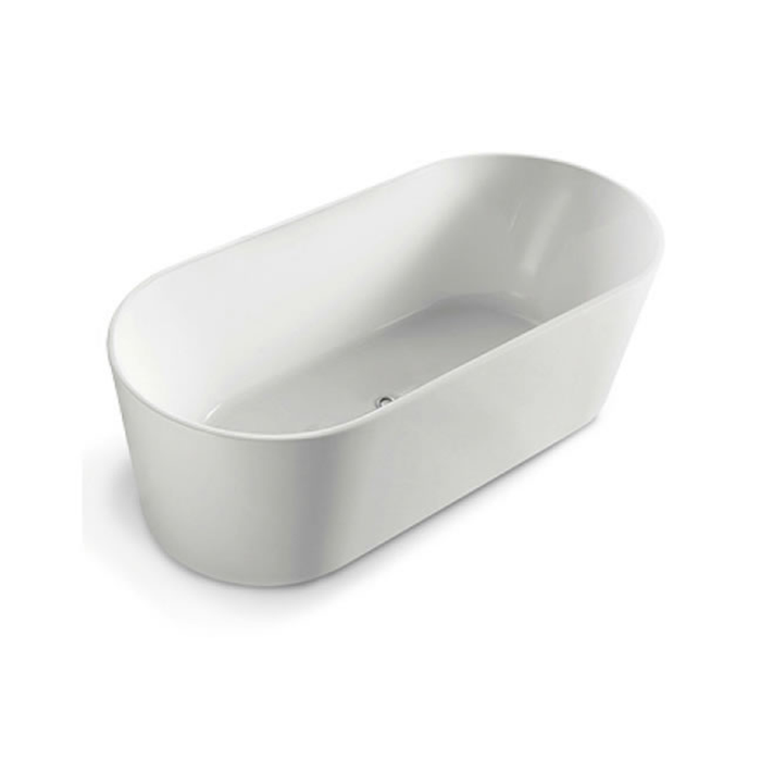BNK Naga Freestanding Bath 1400 X 700 X 580mm - Gloss White