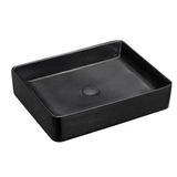 Luciana Matte Black Above Counter Fienza Basin