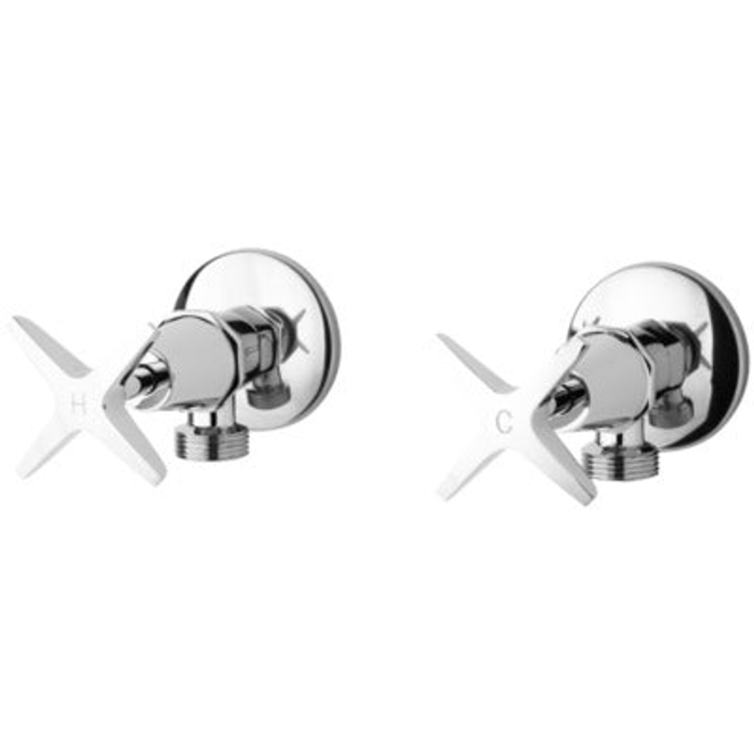 Ivy Washing Machine Stops Chrome Pair 661Chr