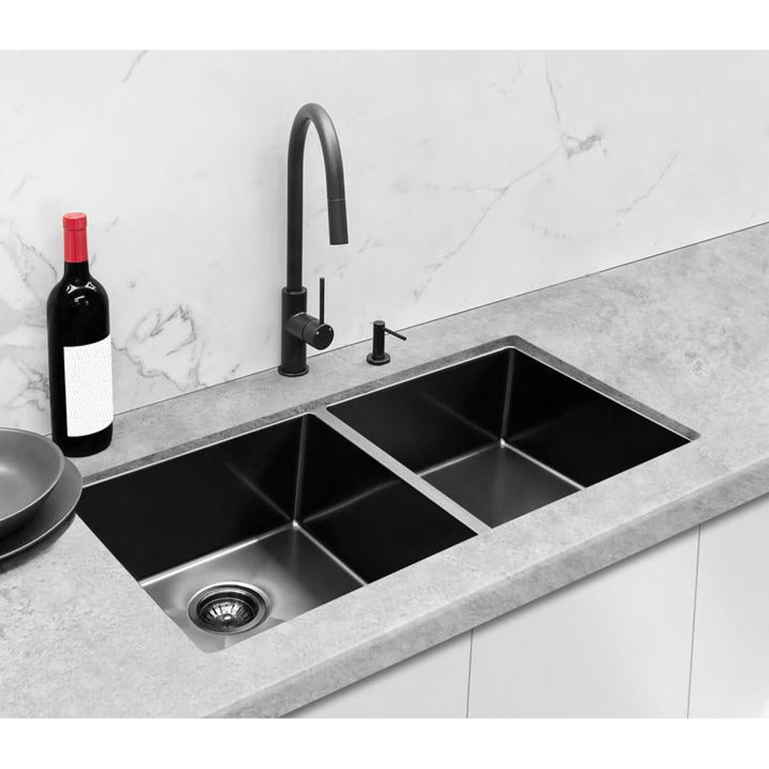 Meir Round Soap Dispenser - Matte Black