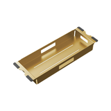 Hana 32L Single Fienza Kitchen Sink Kit - PVD Rugged Brass