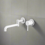 Mecca Wall Basin/Bath Nero Mixer Swivel Spout 225mm - Matt White