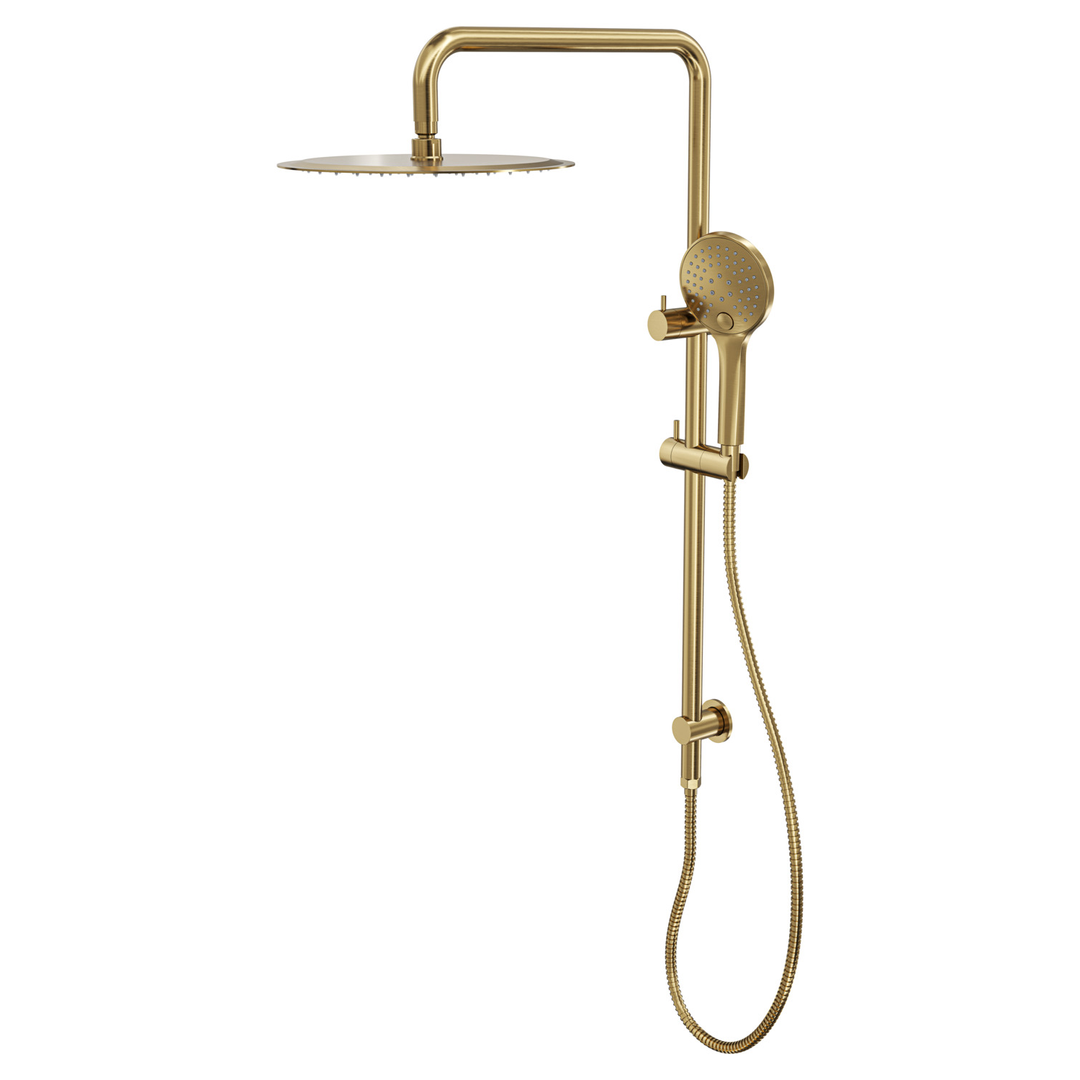 Aspire Air Shower Twinner 300mm Head - Brushed Brass