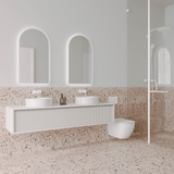 A Series Arch Backlit Remer Mirror - Nordic Gold Frame