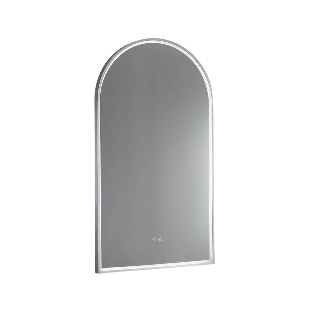 Arch 500D Led Remer Mirror 510H X 910W X 40D - Brushed Nickel