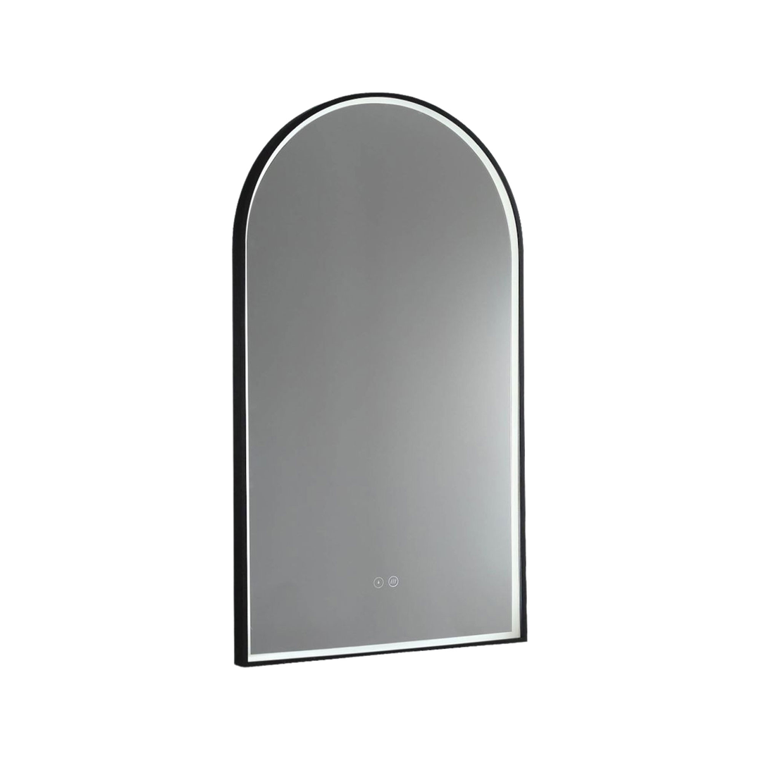 Arch 500D Led Remer Mirror 510H X 910W X 40D - Matte Black