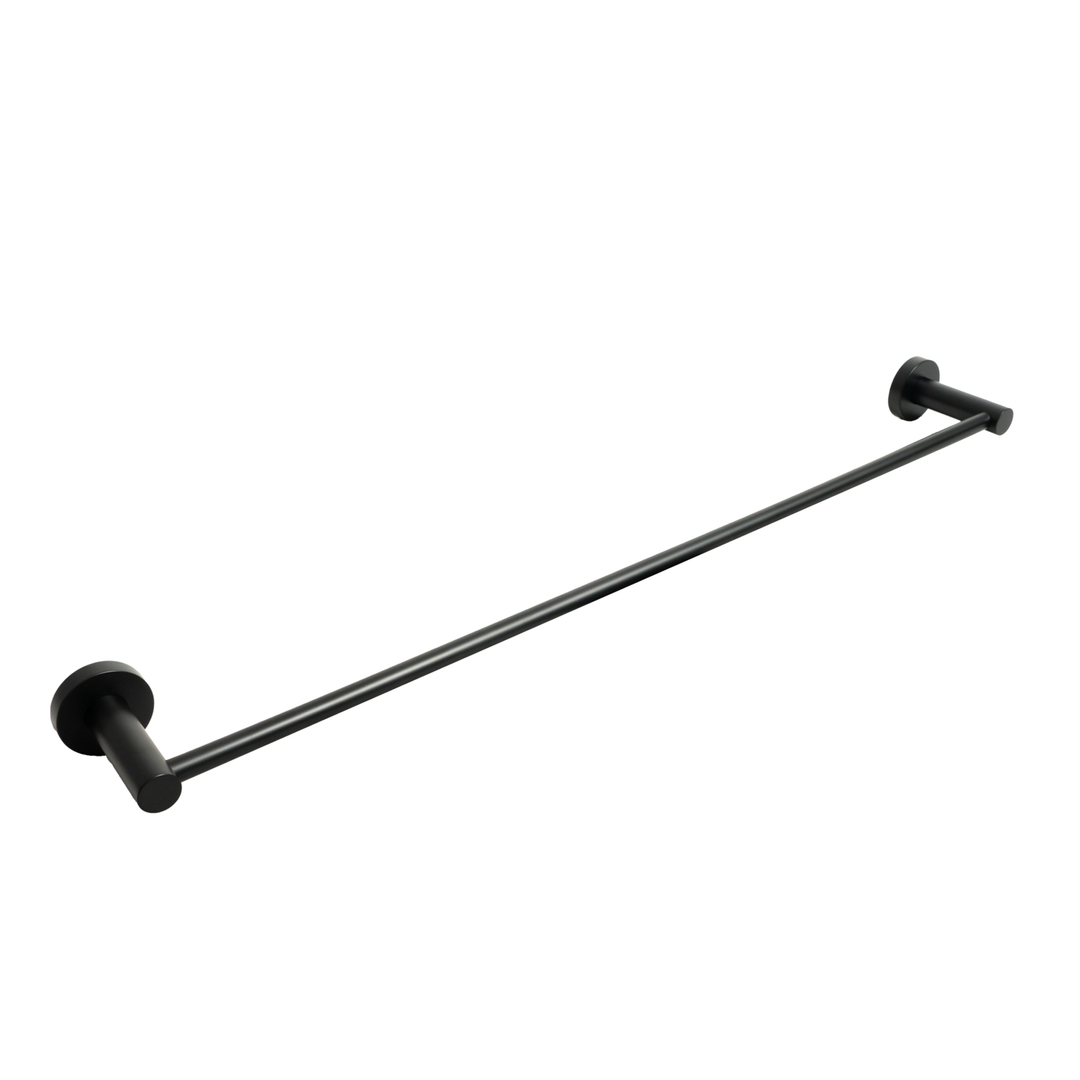Aspire Within 600Mm Single Towel Rail - Matte Black