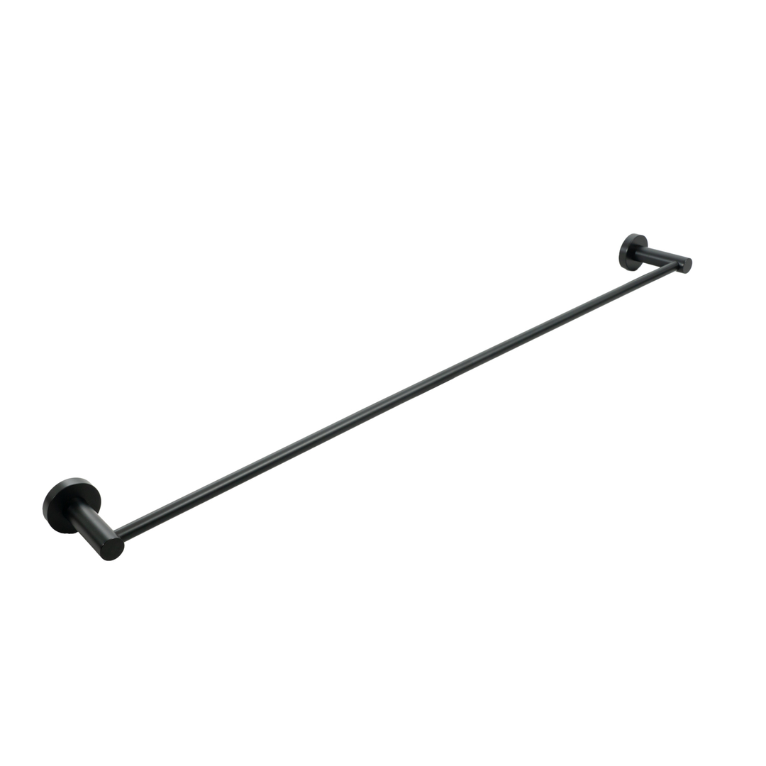 Aspire Within 750Mm Single Towel Rail - Matte Black