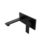 Aspire Midnight Wall Mixer W/T Spout - Matte Black