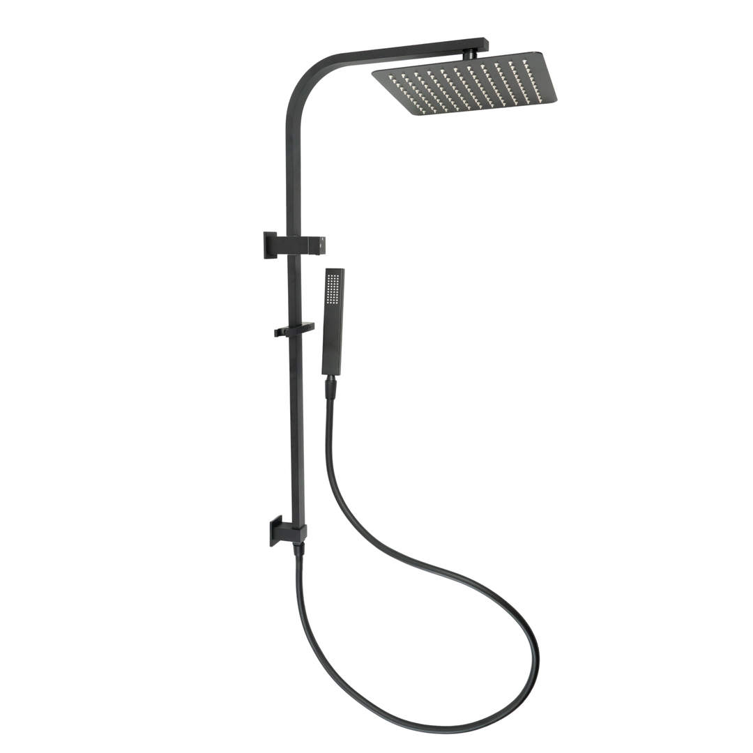 Aspire Midnight Shower Twinner Square - Matte Black