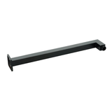 Aspire Midnight 400Mm Shower Arm Square - Matte Black