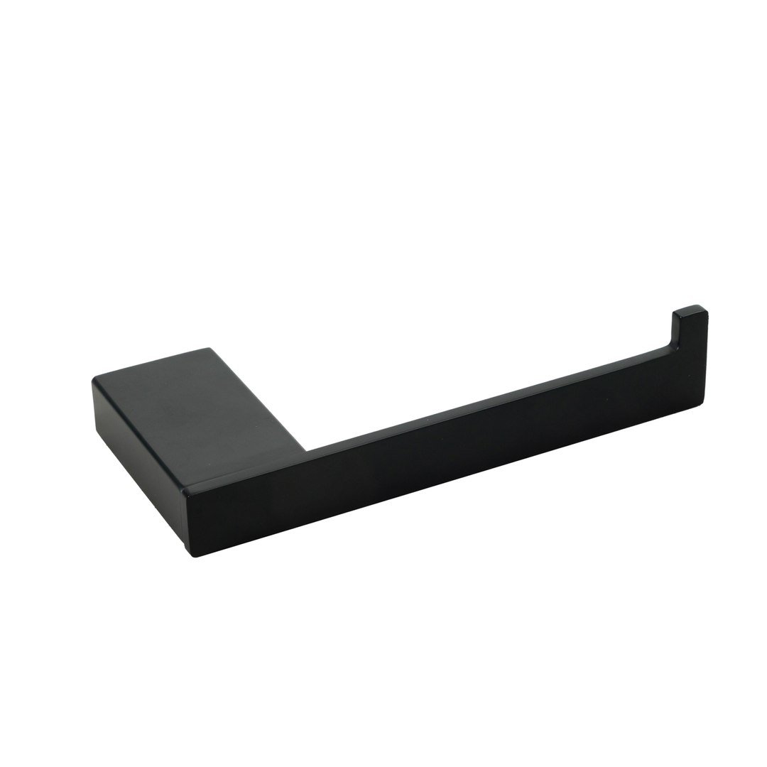 Aspire Midnight Toilet Roll Holder - Matte Black