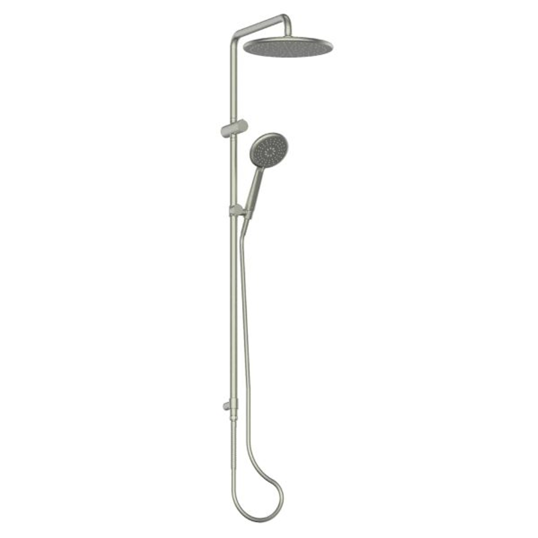 GREENS ROCCO TWIN RAIL SHOWER - Brushed Nickel