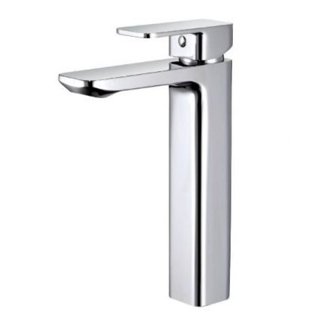 Streamline Axus Extended Height Basin  Mixer - Matte Black