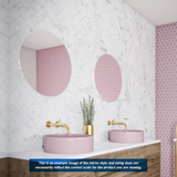 Rio Polished Edge Round Thermogroup Mirror 600mmØ - Glue-to-Wall