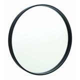 Thermogroup Contractor 900mm Diameter Round Black Frame Mirror - Without Demister