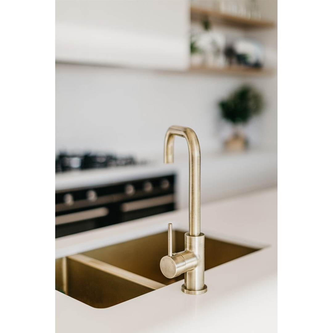Meir Kitchen Sink One & Half Bowl 670 X 440 - Tiger Bronze