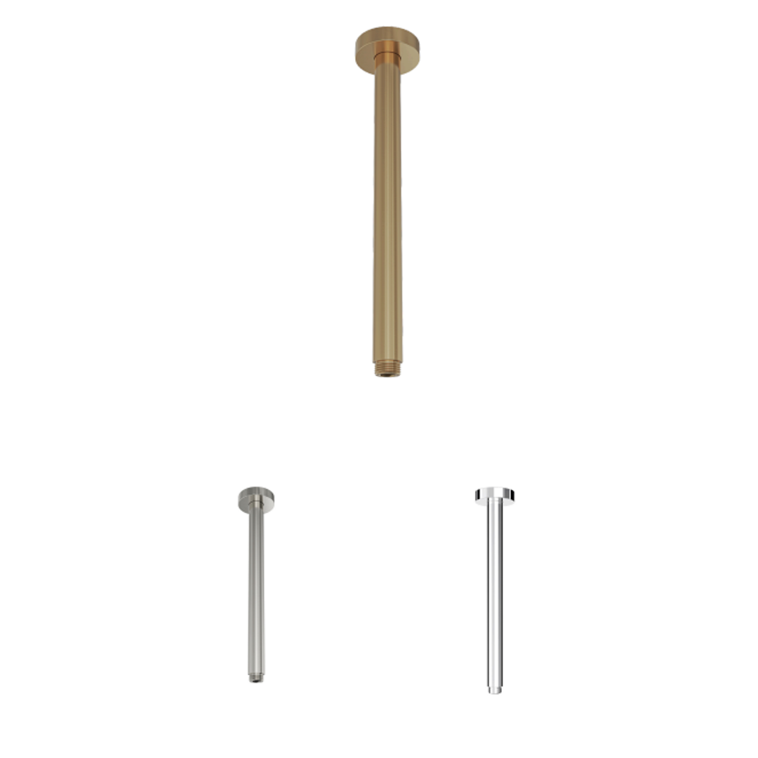 Aspire Air 300mm Shower Ceiling Arm - Brushed Brass