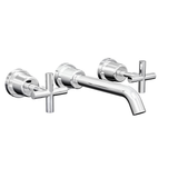 Aspire Air Cross Handle 3 Piece Basin/Bath Set - Chrome