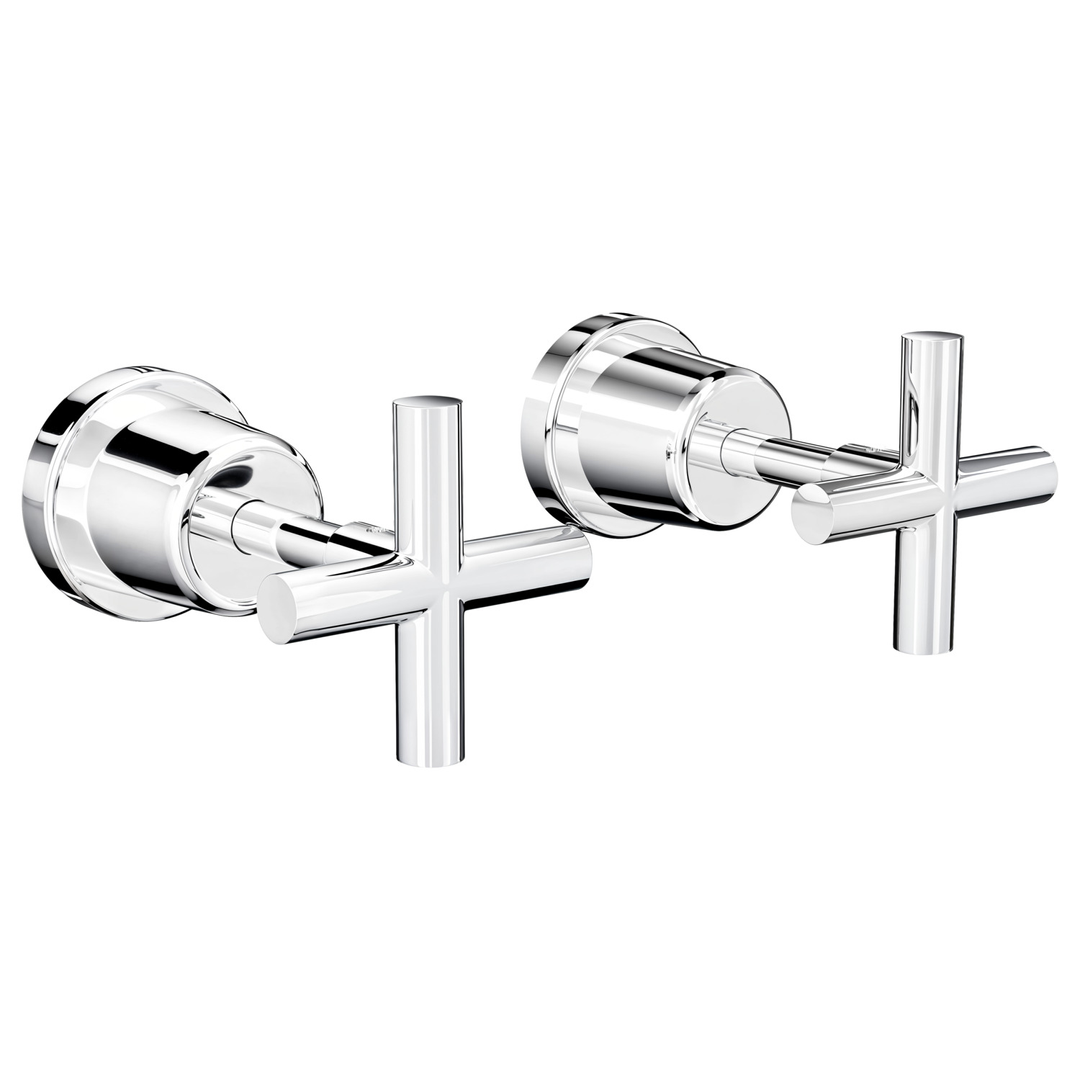 Aspire Air Cross Handle Wall Top Assemblies - Chrome
