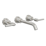 Aspire Air Lever Handle 3 Piece Basin/Bath Set - Brushed Nickel