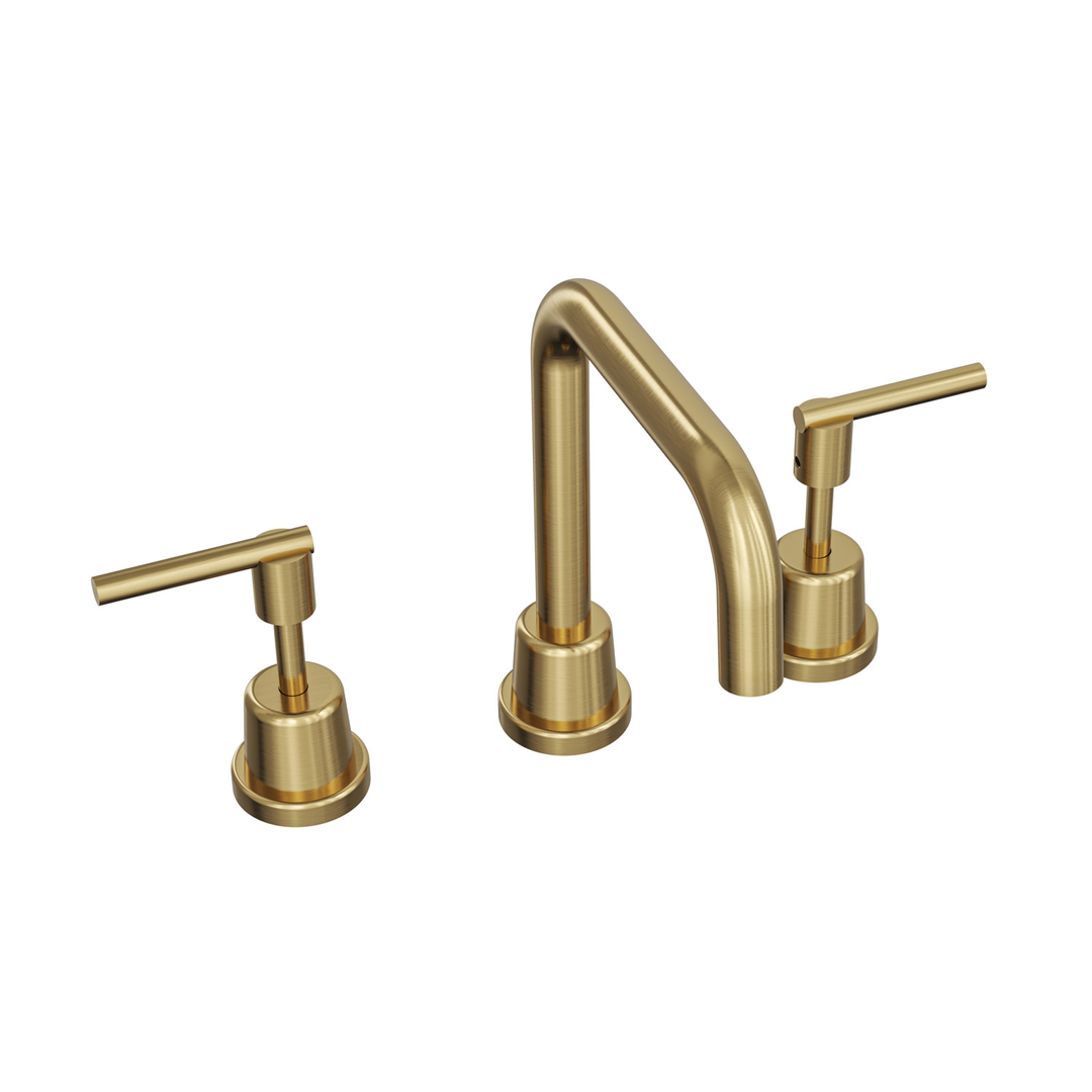 Aspire Air Lever Handle 3 Piece Basin Set - Brushed Brass