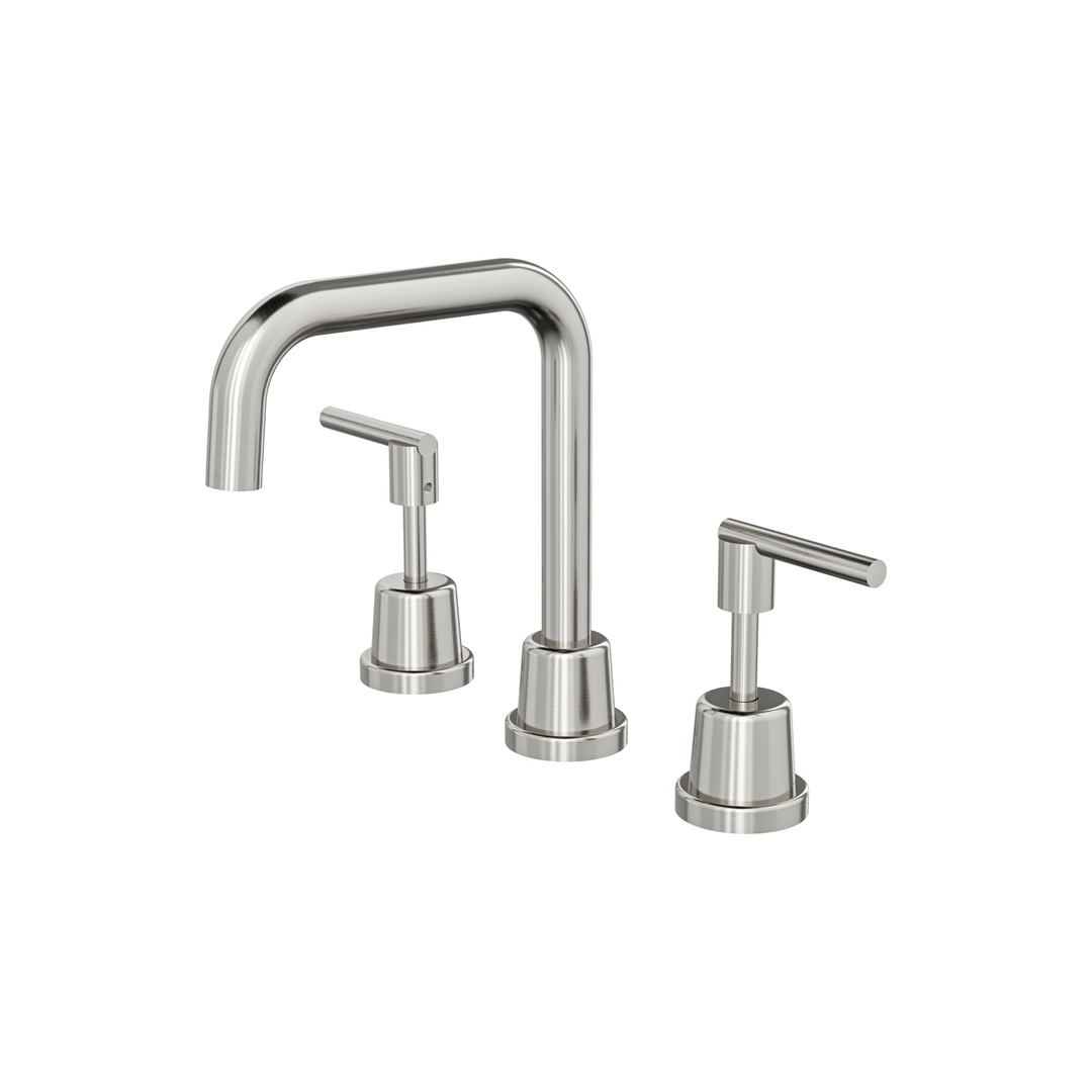 Aspire Air Lever Handle 3 Piece Basin Set - Brushed Nickel