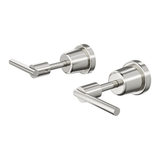Aspire Air Lever Handle Wall Top Assemblies - Brushed Nickel