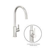 Aspire Air Pin Lever Kitchen Mixer (Non-Pullout Pin And Paddle Inc) - Brushed Nickel