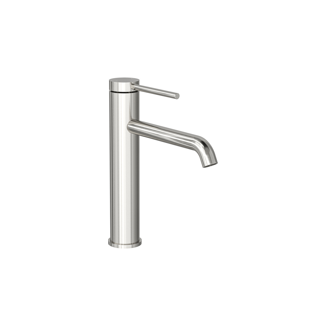 Aspire Air Pin Lever Mid Basin Mixer - Brushed Nickel