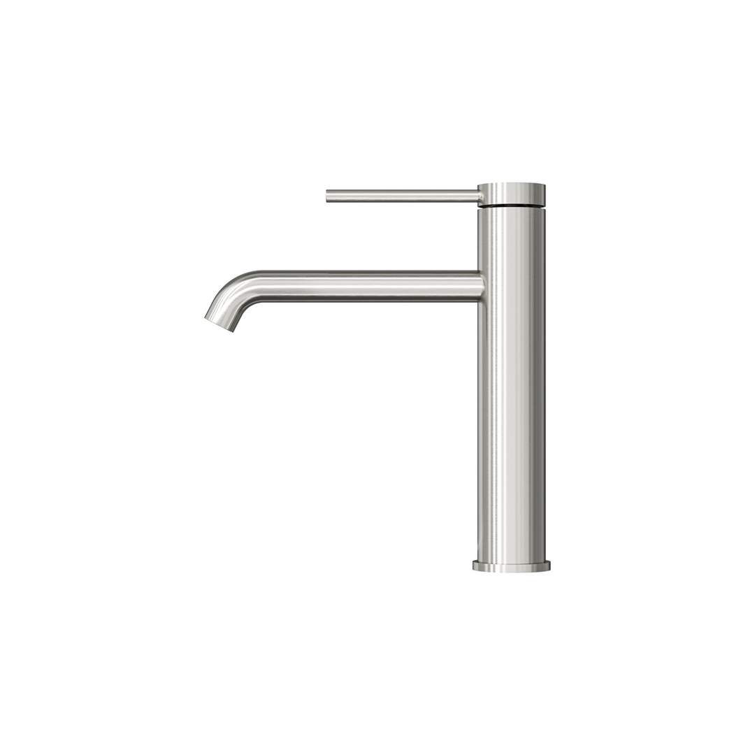 Aspire Air Pin Lever Mid Basin Mixer - Brushed Nickel