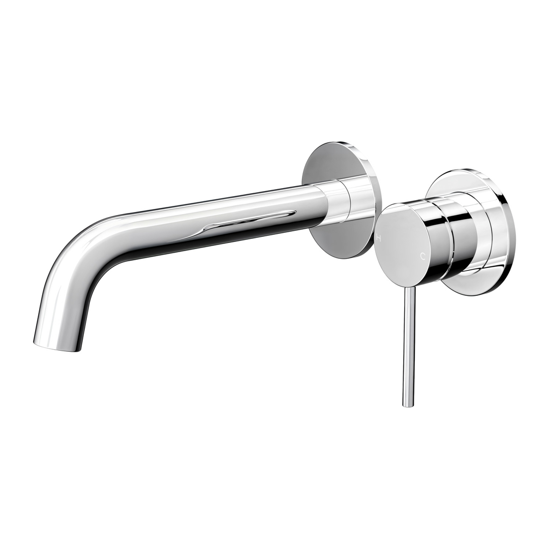 Aspire Air Wall Basin/Bath Mixer Separate Plates - Chrome