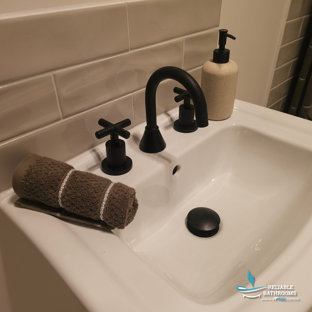 Aspire Midnight 3-Piece Basin Set - Matte Black