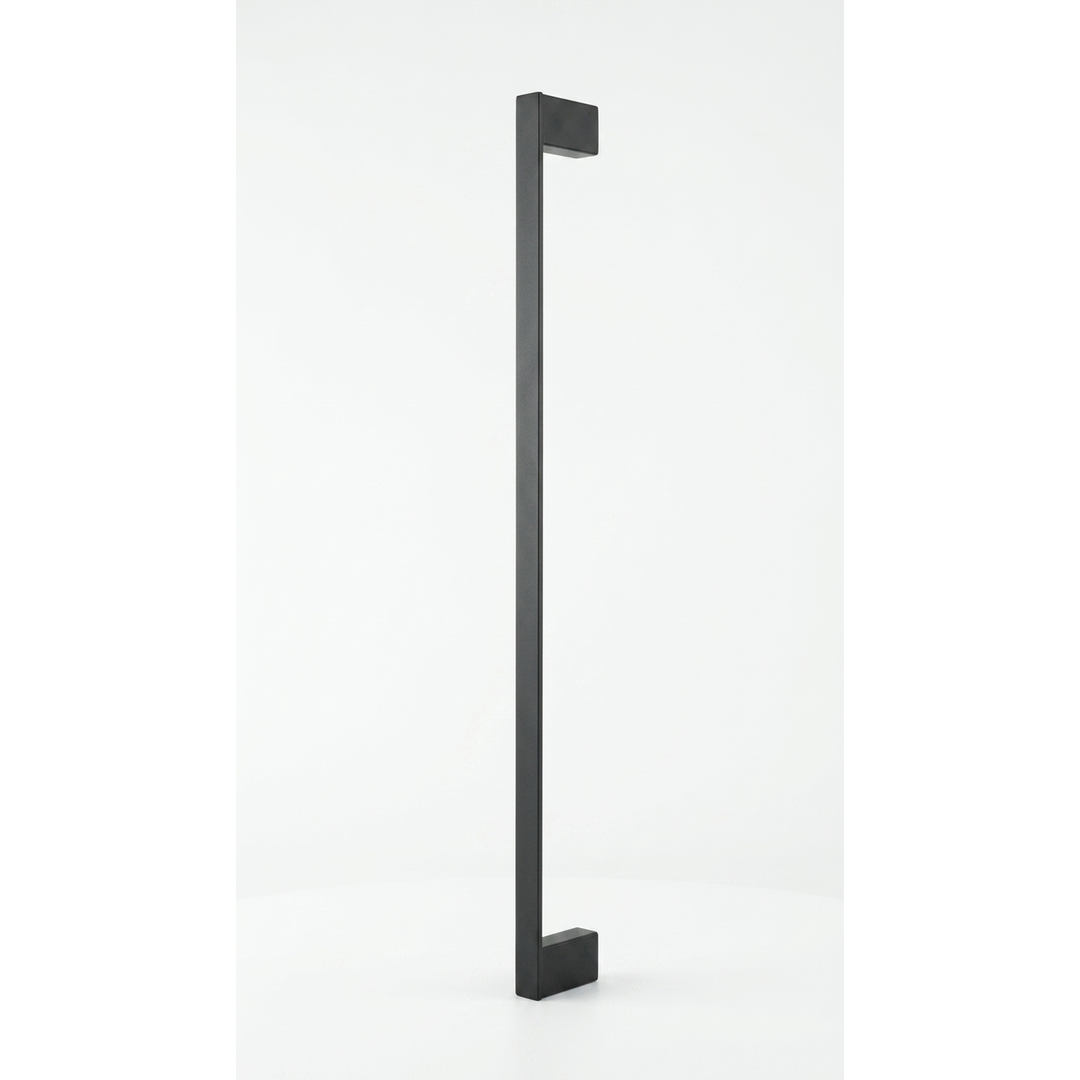 Aspire Midnight 600Mm Single Towel Rail - Matte Black