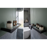 Aspire Midnight Glass Shelf - Matte Black