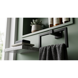 Aspire Midnight Towel Ring - Matte Black
