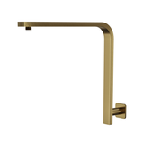 Aspire Nuovo 400mm Upswept Shower Arm - Brushed Brass